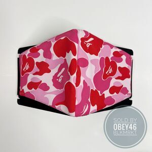 BAPE A Bathing Ape ABC Pink Camo Mask  FW23